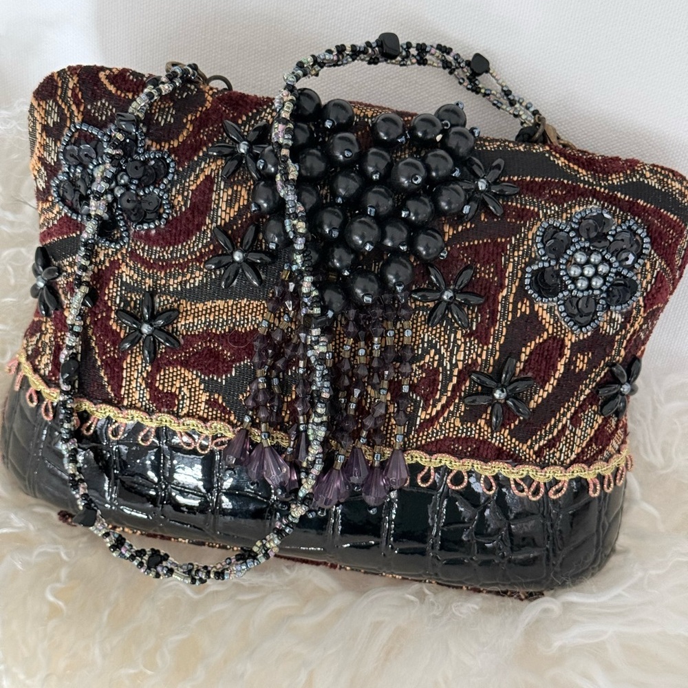 Beaded tapestry bag - Picture 16 of 16